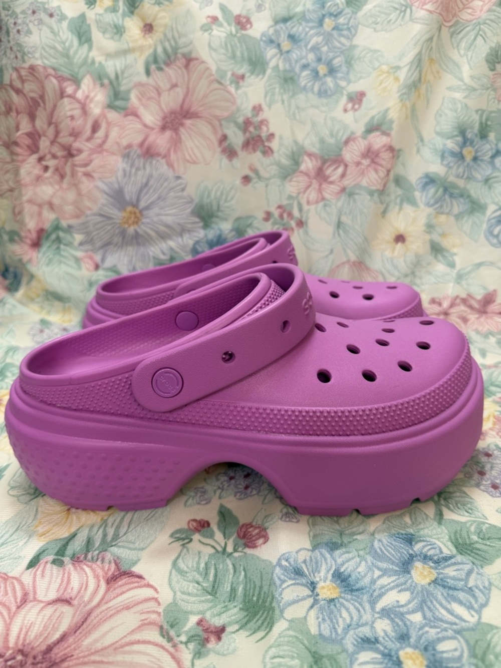 STOMP CLOG Crocs nwt color bubble size 11 rare